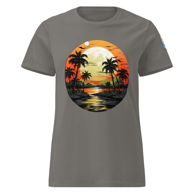 Camiseta diseño playa mujer (8 colores)