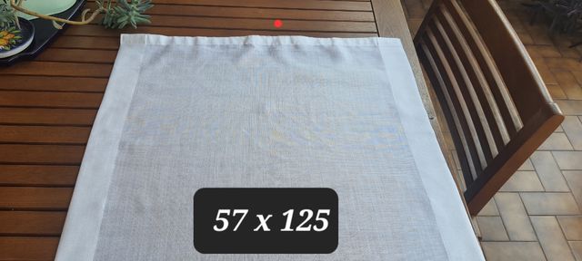 Tende a pacchetto bianche  57x125 cm