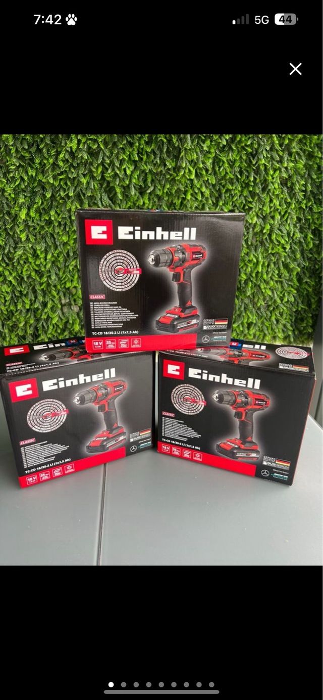 Einhell Taladro-destornillador precintado