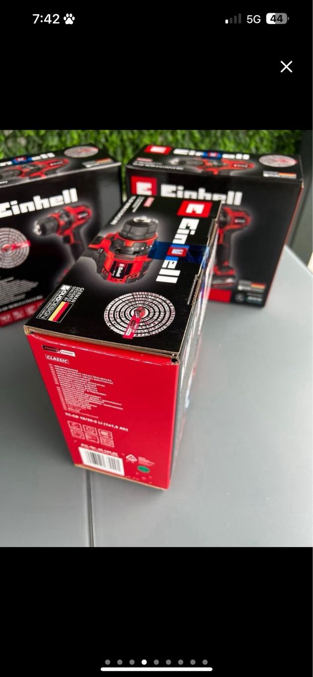 Einhell Taladro-destornillador precintado