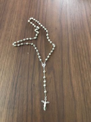 Rosario argento - collana