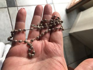 Rosario argento - collana