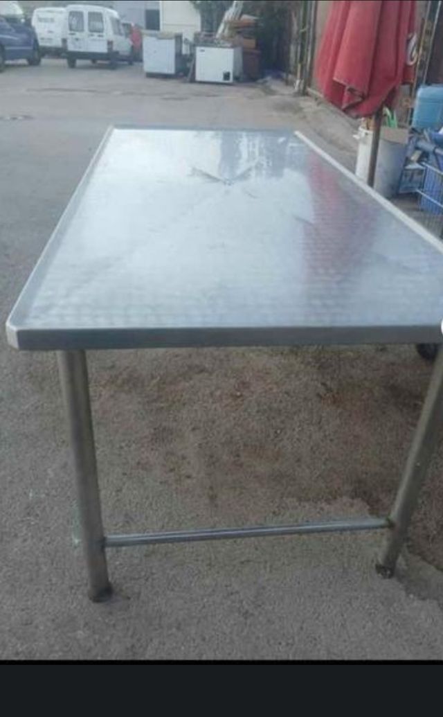 Mesa acero inoxidable elaboración