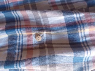 Camicia  XL stile vintage a quadri in cotone