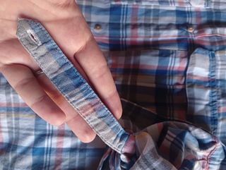 Camicia  XL stile vintage a quadri in cotone