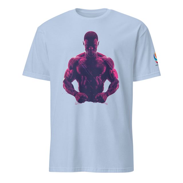 Camiseta Hombre Fitness - Blanco/Beige