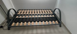 Sofá cama gris