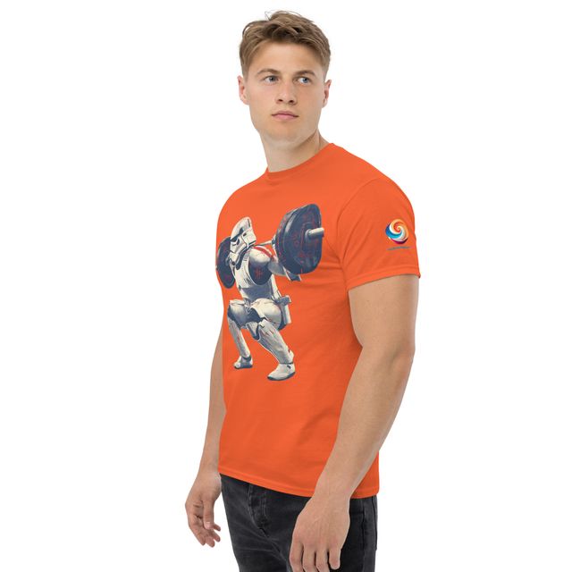 Camiseta Soldado Imperial haciendo sentadilla