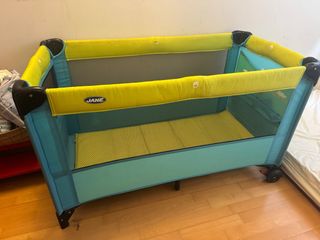 Cuna viaje Jane azul bebé