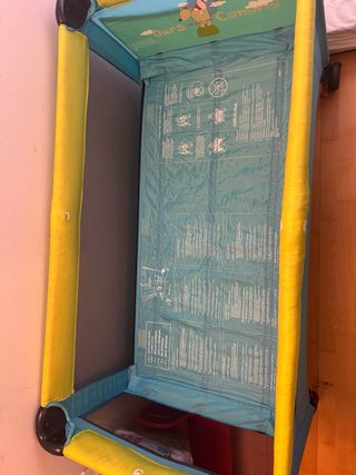 Cuna viaje Jane azul bebé