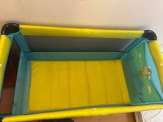 Cuna viaje Jane azul bebé