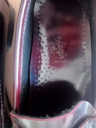 Mocasines burdeos,talla 40
