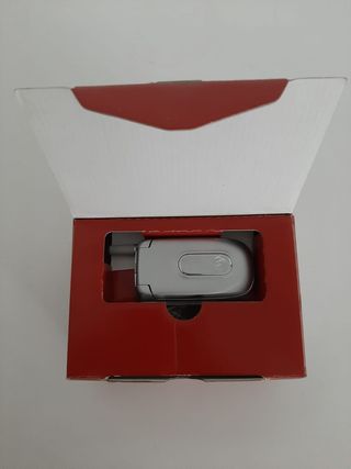 Motorola teléfono móvil plateado