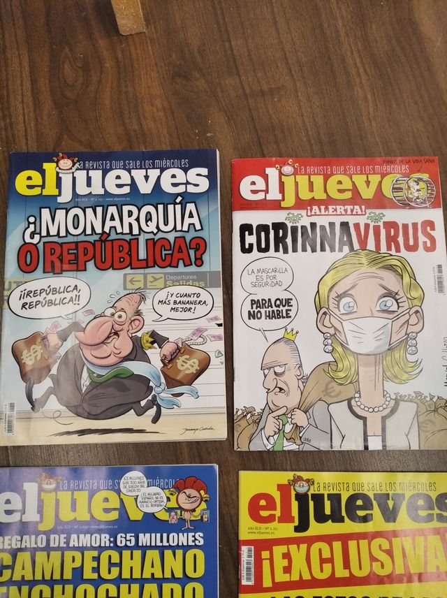 4 revistas el Jueves