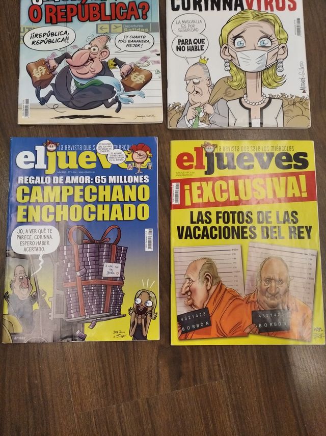 4 revistas el Jueves