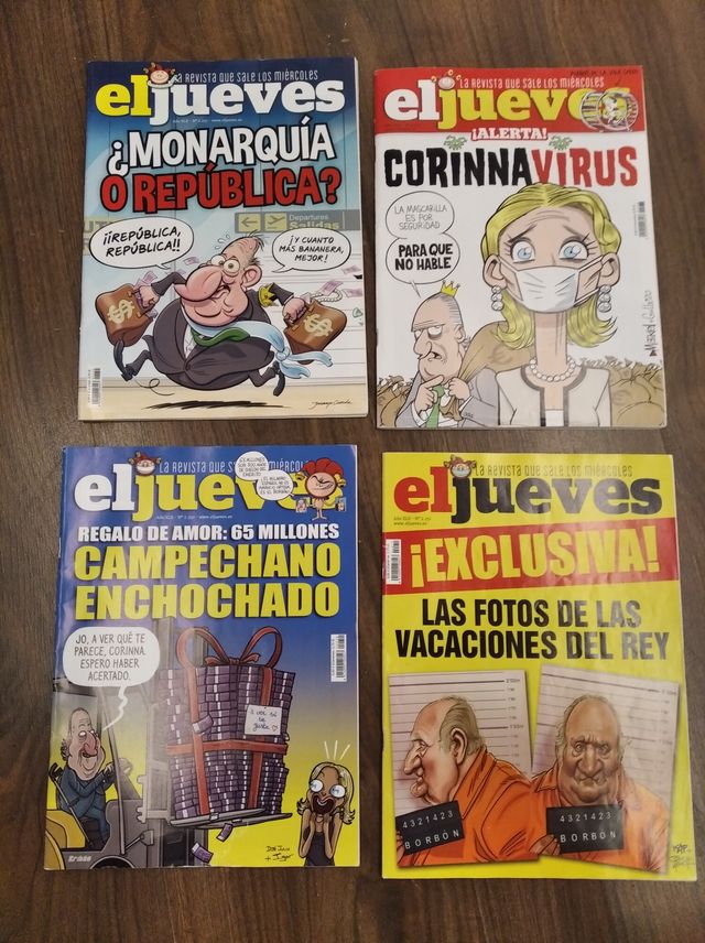 4 revistas el Jueves