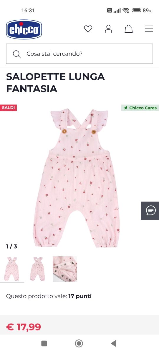 Salopette neonata fiori rosa