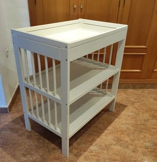 Cambiador bebé IKEA blanco