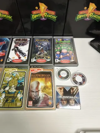 Sony PSP blanca 9 juegos