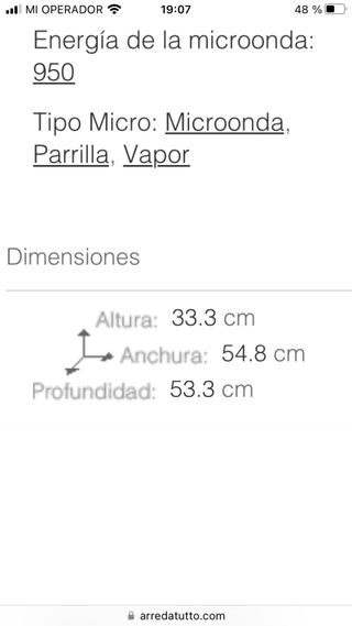 Microondas Whirlpool FT339 SL