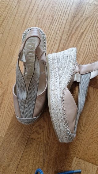 Cuñas Vidorreta color nude talla 36