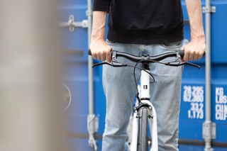 Bicicleta Fixie Single Speed Elops 500 blanco