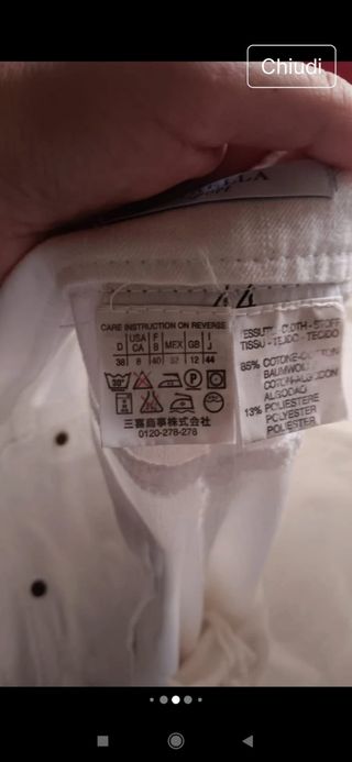 Jeans Marella bianchi