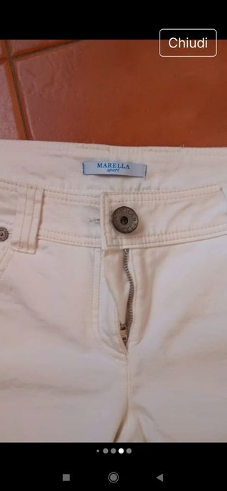 Jeans Marella bianchi
