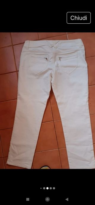 Jeans Marella bianchi