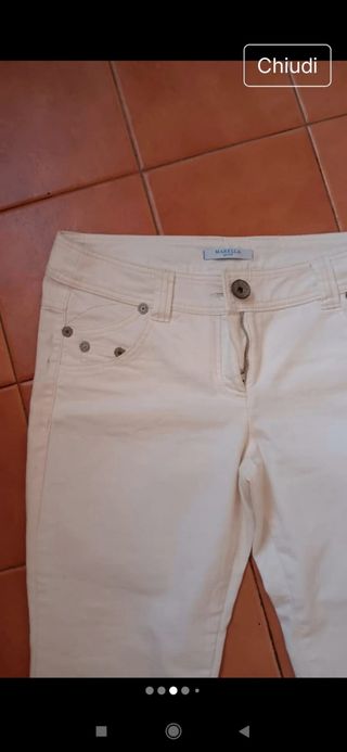 Jeans Marella bianchi