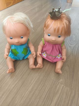 Muñecos Gemelos Mila y Malo