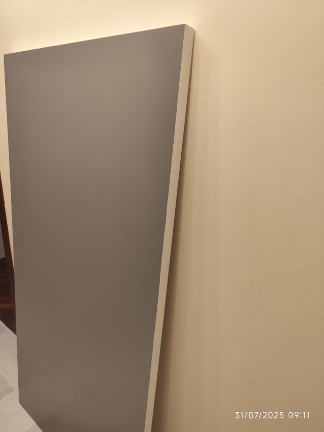 Tabla escritorio gris - madera