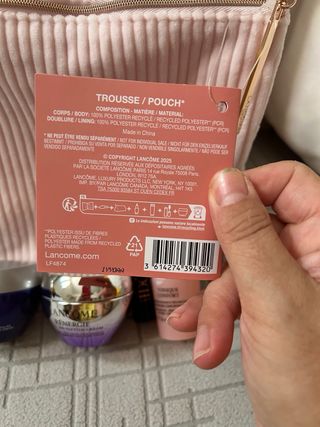 Neceser Lancôme rosa - Regalo