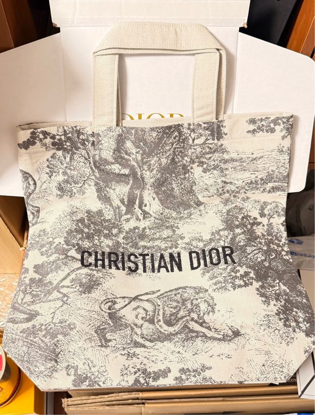 Bolso Dior Tote - Beige Gris