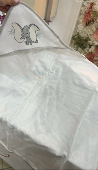 Asciugamano con cappuccio Disney Baby Dumbo