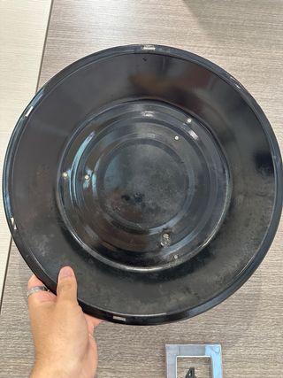 Barbecue portatile rosso e nero bracere griglia