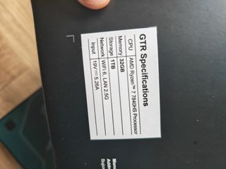 Mini PC Beelink GTR AMD Ryzen 7