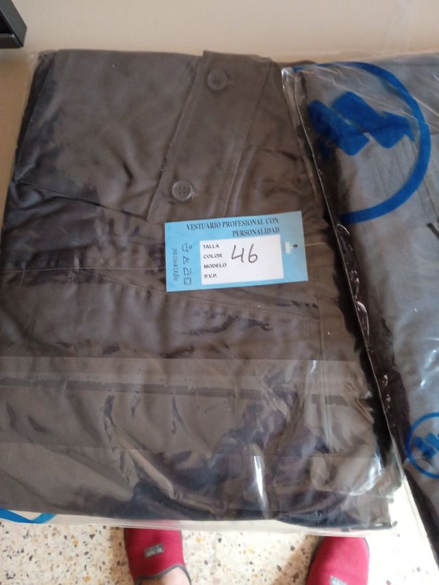 Pantalones trabajo gris - Talla 46