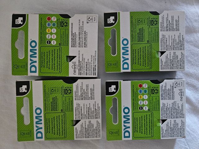 4 Rotoli Etichette Dymo D1