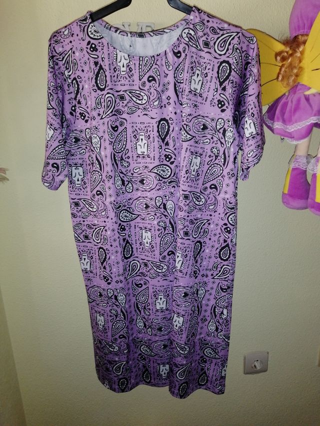 Vestido morado Aire Retro