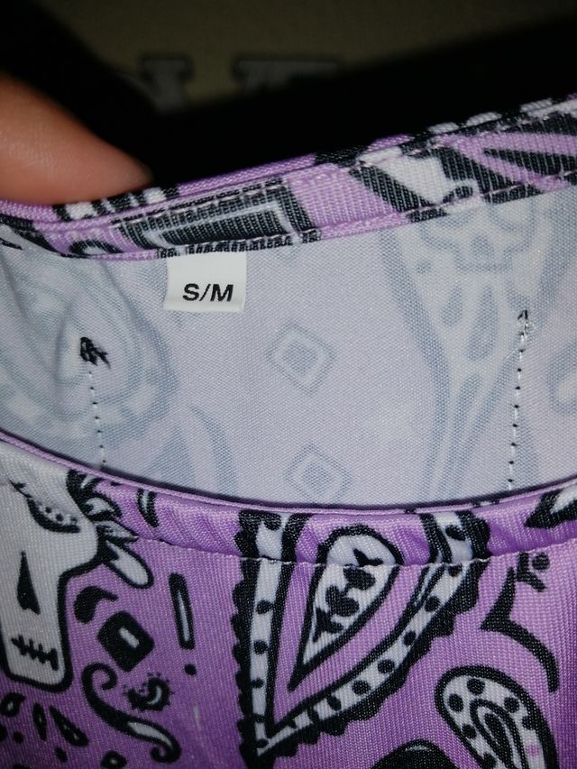 Vestido morado Aire Retro