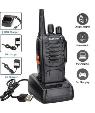 3X Radio Portatile Baofeng 888S WalkieTalkie NEW