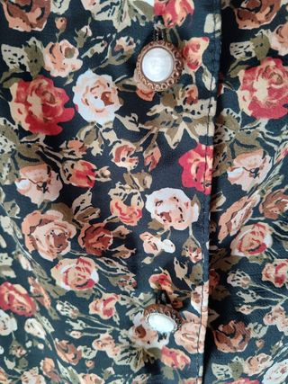 Blusa floral vintage