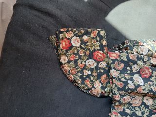 Blusa floral vintage