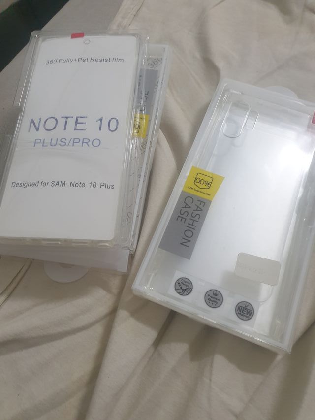 Fundas Samsung Note 10 Plus/Pro lote  de 2