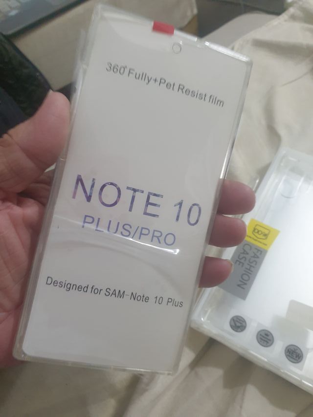 Fundas Samsung Note 10 Plus/Pro lote  de 2