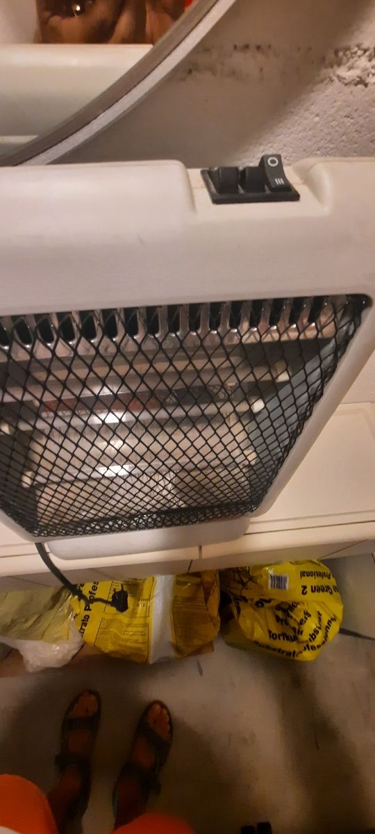 Estufa infrarrojos 3 barras blanca