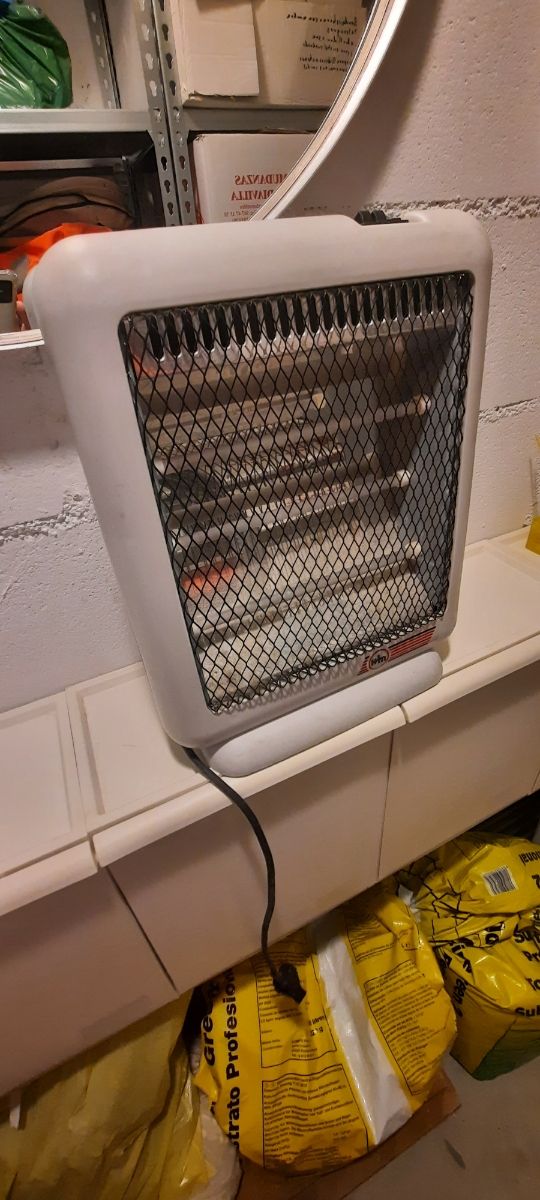 Estufa infrarrojos 3 barras blanca