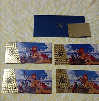 4 Tarjetas El Rey León - Edición Limitada
