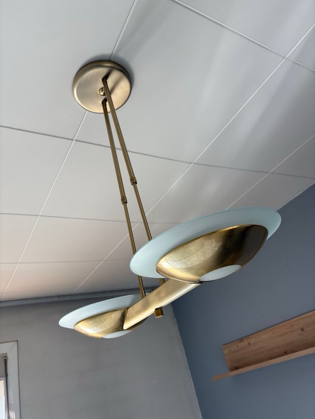 Lámpara techo dorada - Moderna